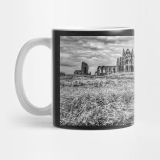 Whitby Abbey, Yorkshire, UK, Dramatic Sky Mug